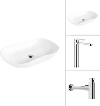 Умывальник Lauter 21570 + Moon 21СK81691C с сифоном 21635CH (хром) - изображение в каталоге