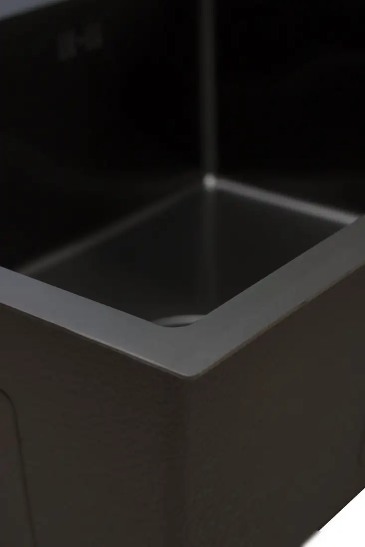 Кухонная мойка Blantek FS-5848B Nano black ECO (+501F40-B) - фото товара