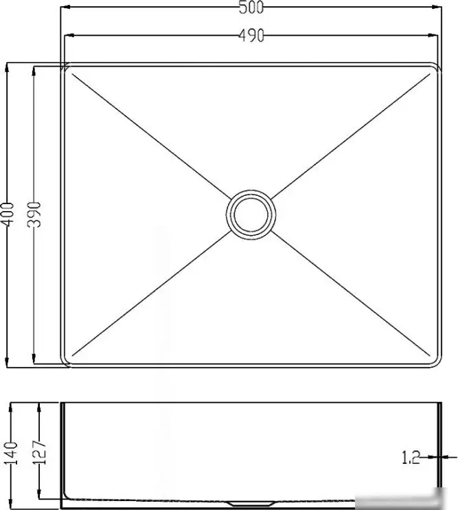 Умывальник Altrobagno Accordo 001010 MtGr - фото товара