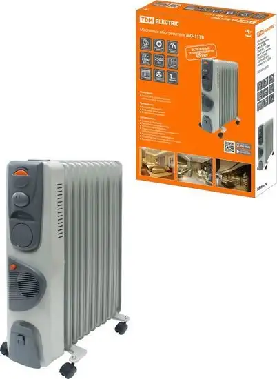 Масляный радиатор TDM Electric МО-11ТВ SQ2501-0913 - фото товара