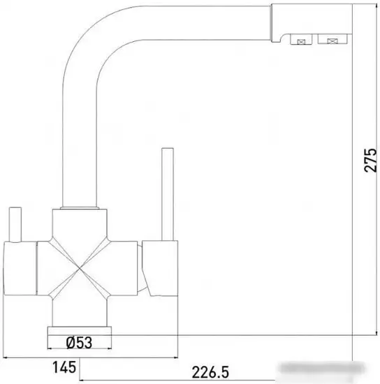 Смеситель Gross Aqua Ecolife 3120609MW - фото товара