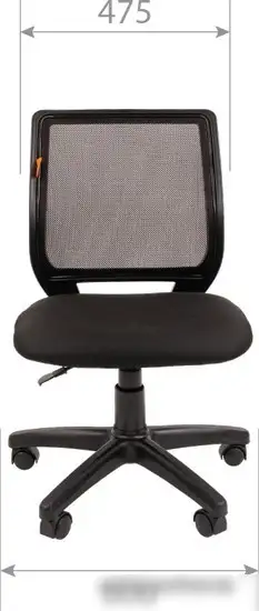 Офисный стул CHAIRMAN 699 Б/Л (черный/серый) – фото товара