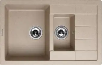 Кухонная мойка KUPPERSBERG Modena 1,5B1D (санд беж) - изображение в каталоге