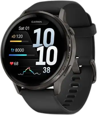 Умные часы Garmin Venu 4 45 мм (черный) – изображение в каталоге