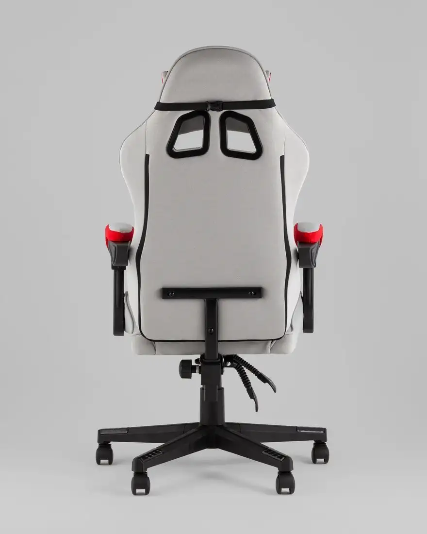 Игровое (геймерское) кресло TopChairs Phantom GF-8080 TT704+TT703 (серый/красный) – фото товара