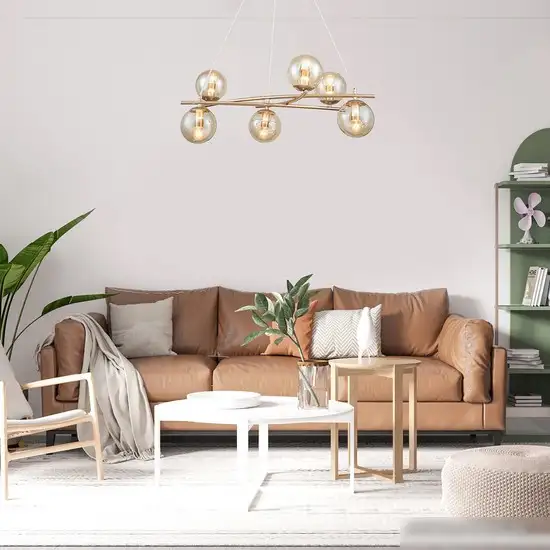 Подвесная люстра Escada Balance 1119/6S E14*40W Gold – фото товара