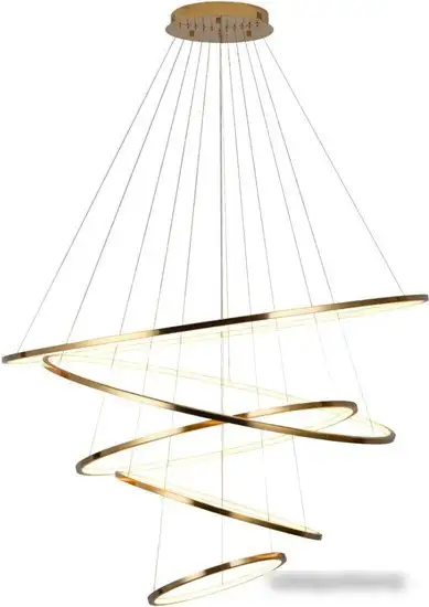 Подвесная люстра LOFT IT Ring 10015/5 Gold – фото товара
