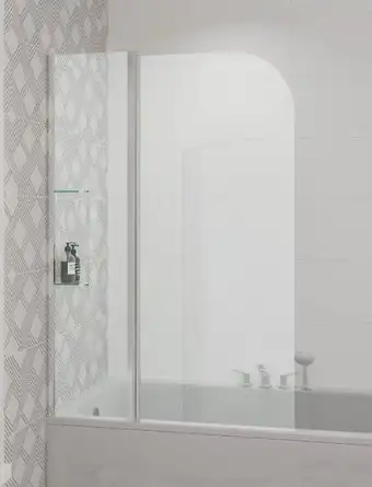 Стеклянная шторка для ванны Grossman GR-101 150х100