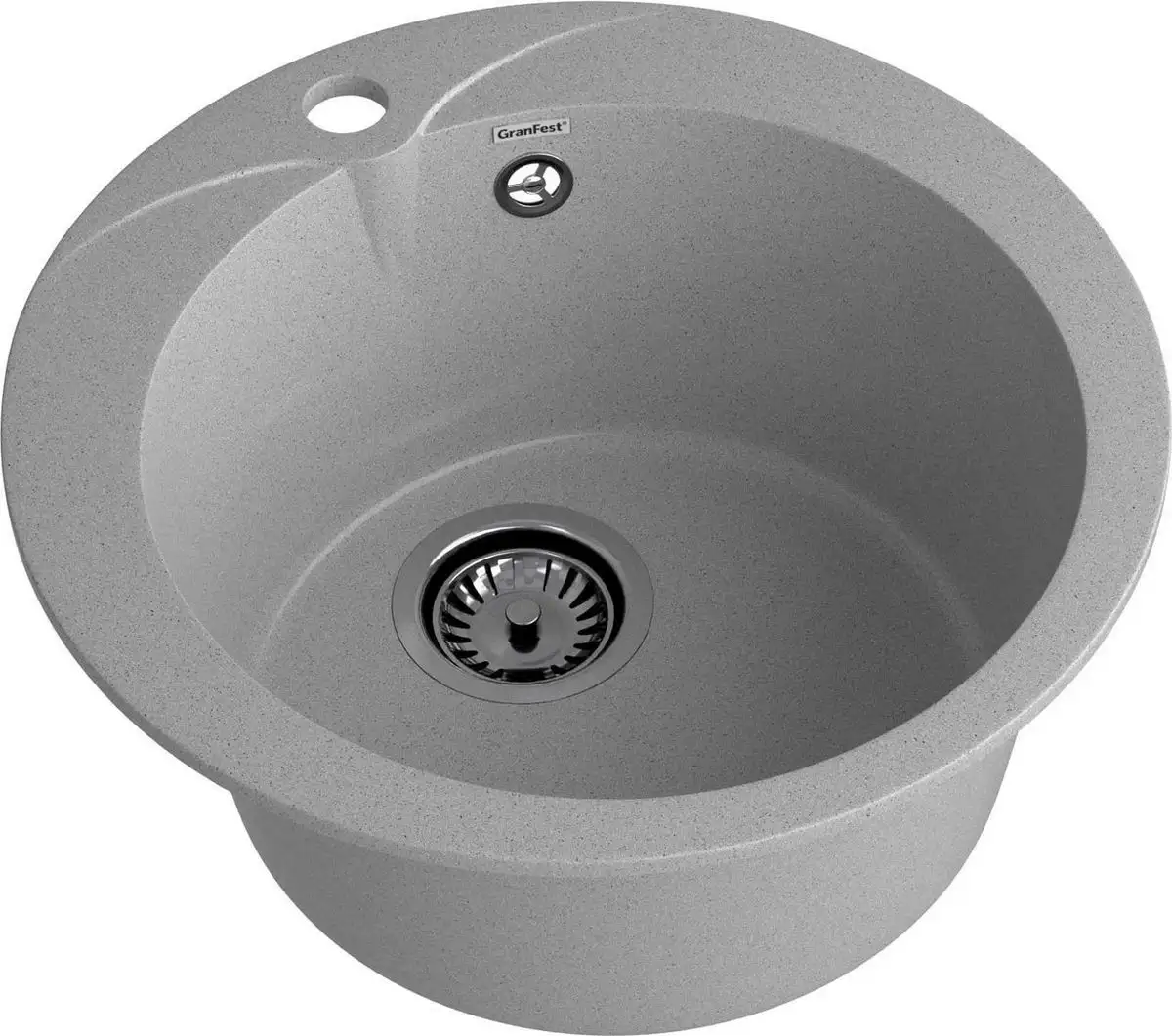 Кухонная мойка GranFest Rondo 480 (серый) - фото товара