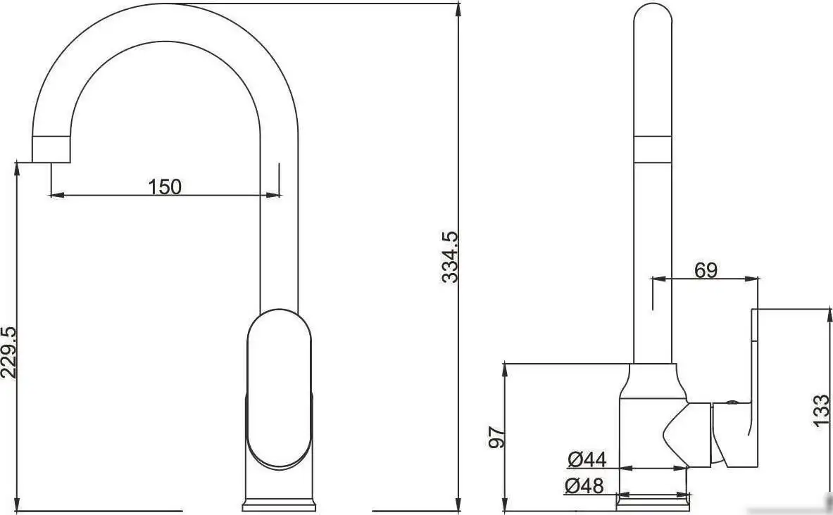Смеситель Fashun A4085 - фото товара