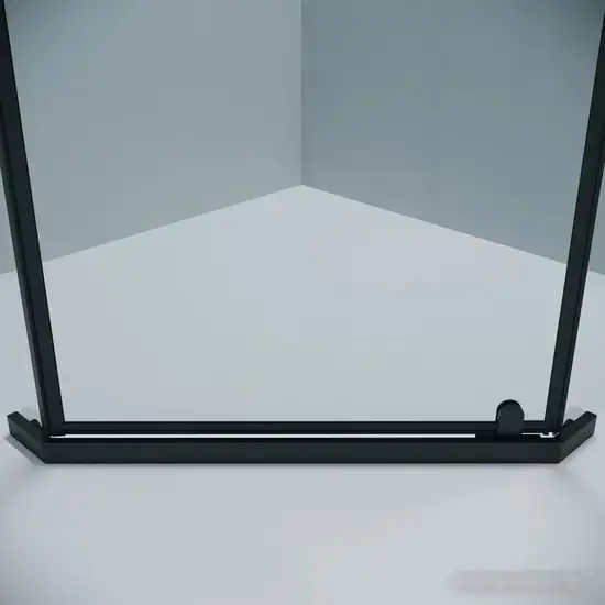 Душевой уголок Grossman Pragma 100x100x195 302.K33.03.1010.21.00 (черный матовый/прозрачное стекло) - фото товара