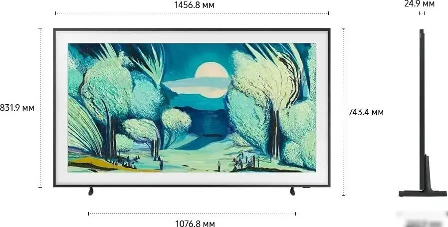 Телевизор Samsung The Frame QLED LS03F QE65LS03FAUXRU – фото товара