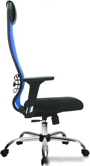 Кресло Metta SU-1-BK Комплект 18/2D CH ов/сечен (синий) – фото товара