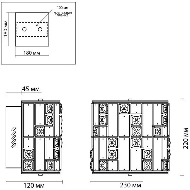 Бра Odeon Light Crossa 5072/28WL – фото товара