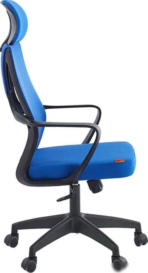 Офисное кресло CHAIRMAN CH636 (ткань, черный пластик/синий) – фото товара