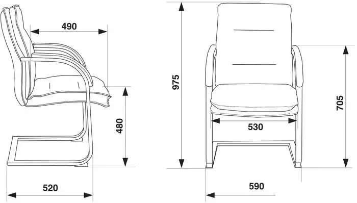 Кресло Бюрократ T-9927SL-LOW-V (светло-коричневый) – фото товара