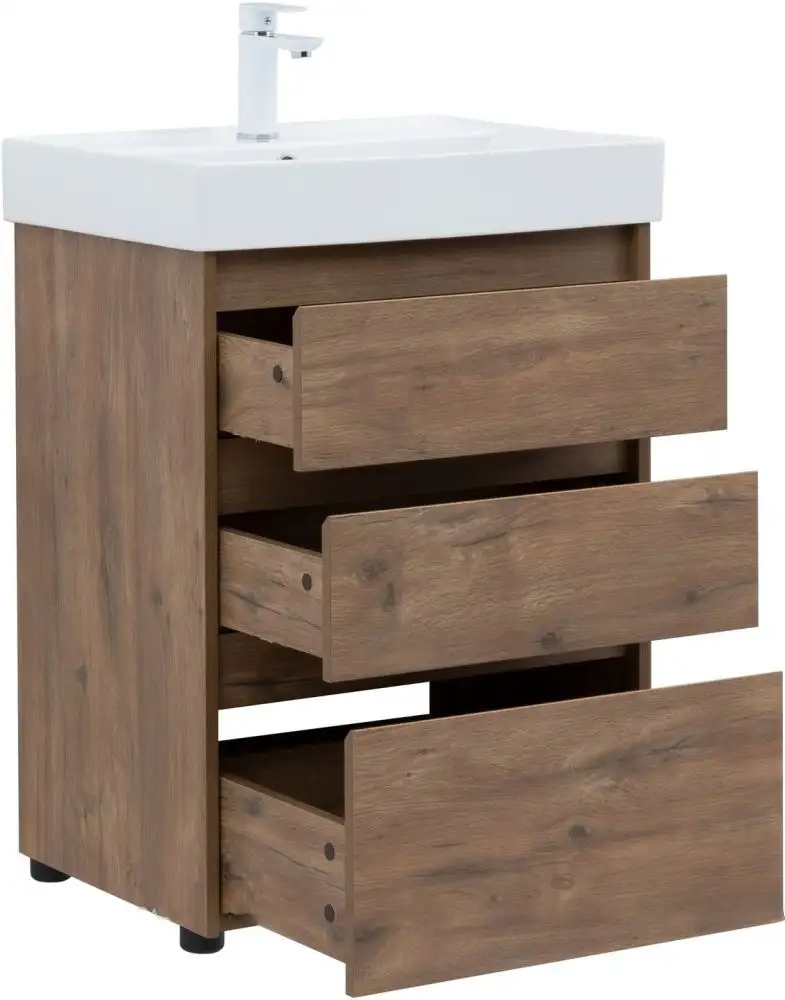 Aquanet Тумба под умывальник Nova Lite 60 302471 (дуб рустикальный) – фото товара