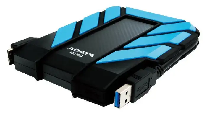 Внешний жесткий диск A-Data DashDrive Durable HD710 1TB Blue (AHD710-1TU3-CBL) – фото товара