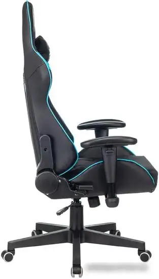 Кресло A4Tech X7 GG-1100 (черный/бирюзовый) – фото товара