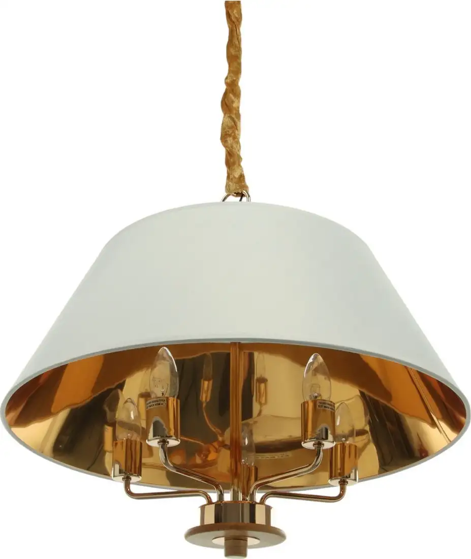 Подвесная люстра BayerLux Ребекка 10777125 (белый/золото) – фото товара