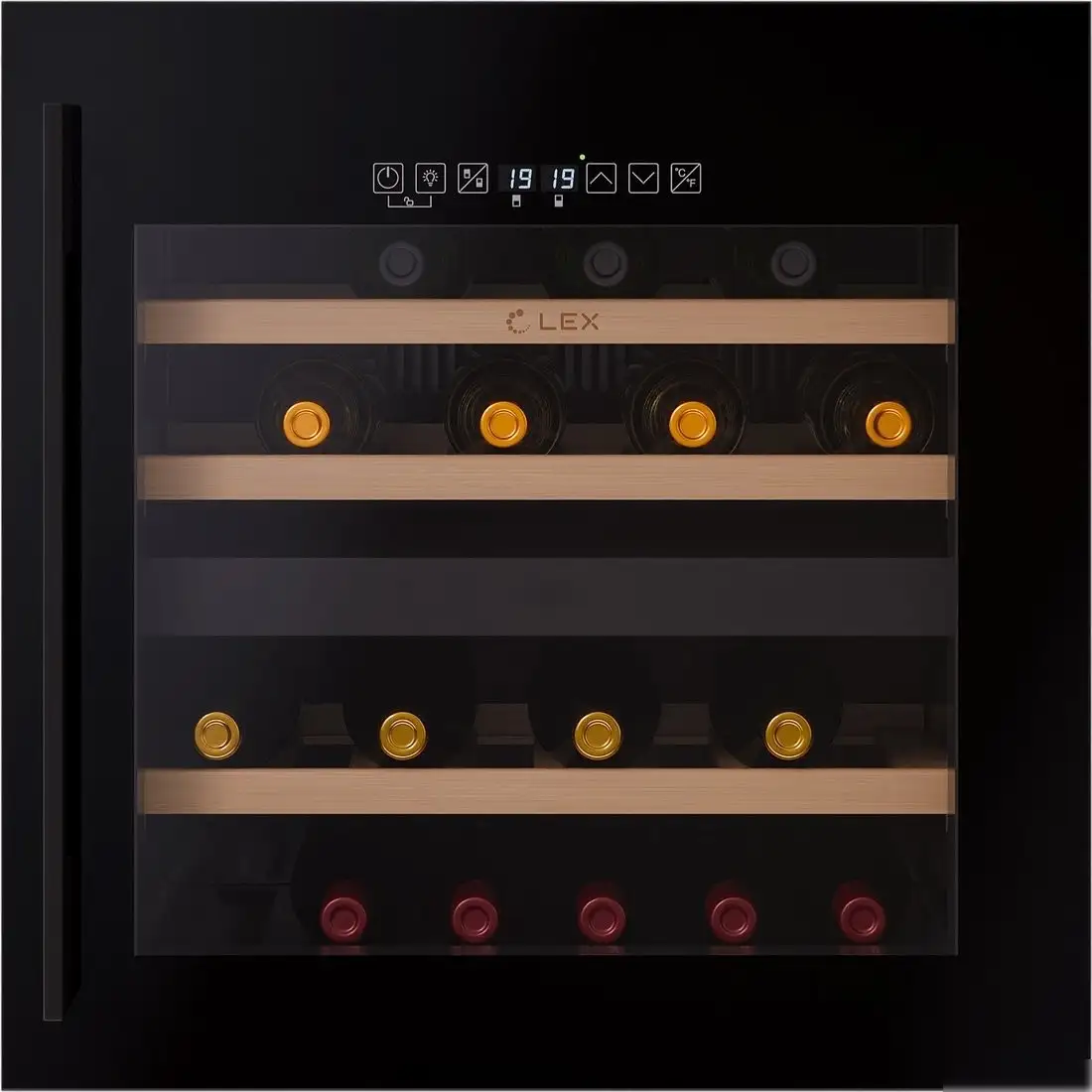 Винный шкаф LEX LWD6036BL Dual Zone S — фото товара