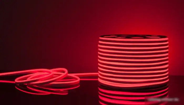 Гибкий неон Elektrostandard 220V 9.6W 120Led 2835 IP67 односторонний красный a040595 – фото товара