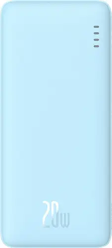 Внешний аккумулятор Baseus Airpow Fast Charge Power Bank 20W 10000mAh (голубой) – изображение в каталоге