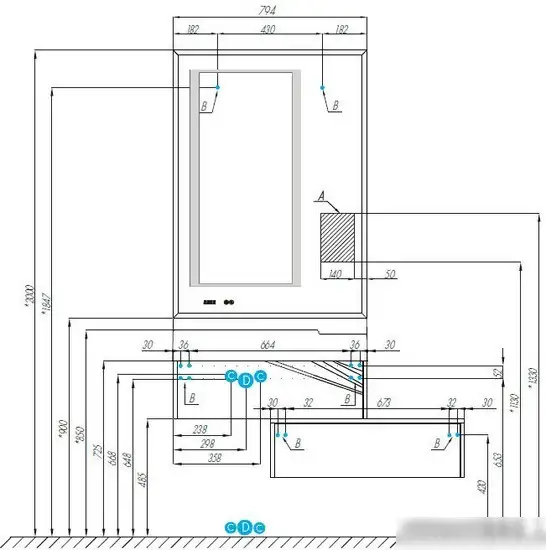 Акватон Тумба под умывальник Сакура 80 1A236401SKW80 (ольха нав./белый) – фото товара
