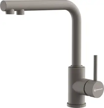 Смеситель Omoikiri Nakagawa 2 Plus-GR (ленинградский серый) - изображение в каталоге
