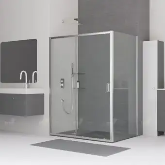 Душевой уголок RGW CL-48 32094890-011 100x90 (хром/прозрачное стекло) - изображение в каталоге