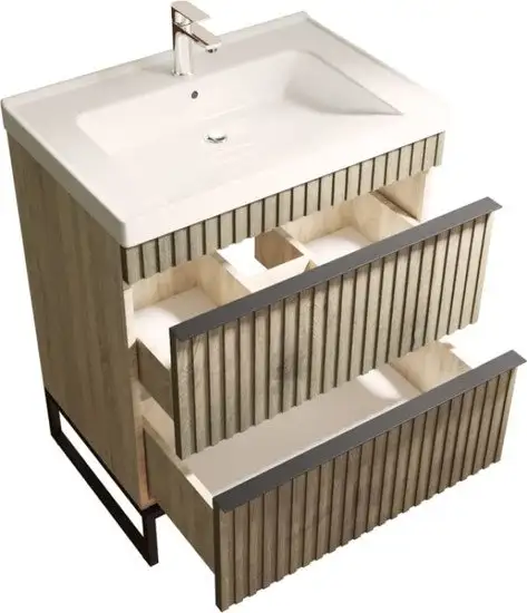 Mixline Тумба под умывальник Окленд 70 551730 (дуб мелфорд) – фото товара