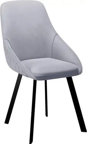 Стул DikLine 246 поворотный (Z46 перламутр/ножки черные) – изображение в каталоге