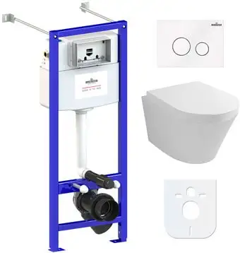 Унитаз Lavinia Boho Relfix Biore Compacto Rimless 6 в 1 77050179 - изображение в каталоге