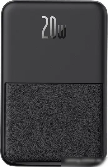 Внешний аккумулятор Baseus MagPro Magnetic Bracket Wireless Fast-Charging Power Bank 20W 5000mAh (черный) – фото товара