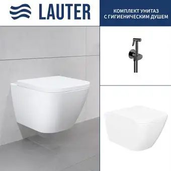 Унитаз подвесной Lauter Nuremberg 21811 + Breez 21GN7072BM - изображение в каталоге