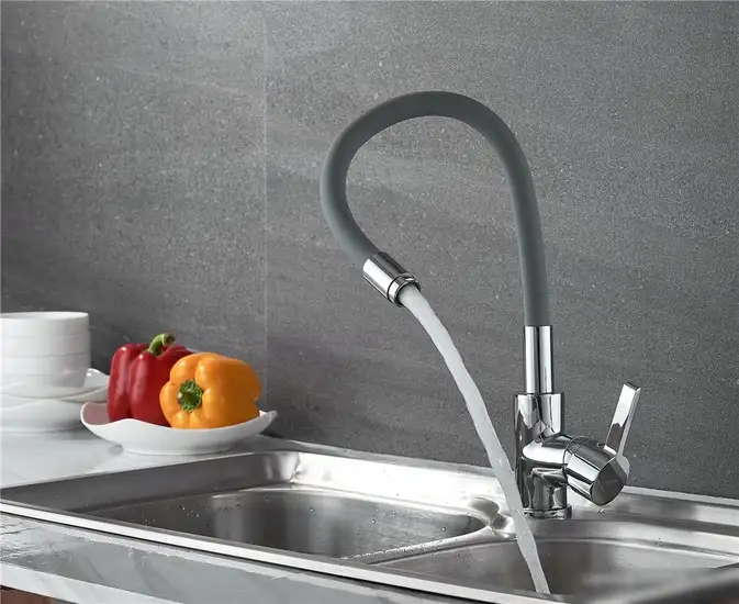 Смеситель Ledeme H98 L4898-9 (серый/хром) - фото товара