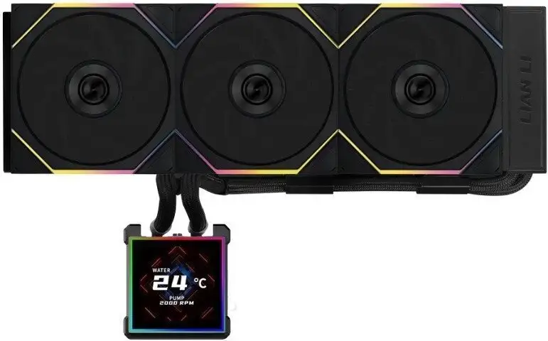 Система жидкостного охлаждения для процессора Lian Li HydroShift II LCD-S 360TL G89.GHS2LCDS36TB.R0 – фото товара