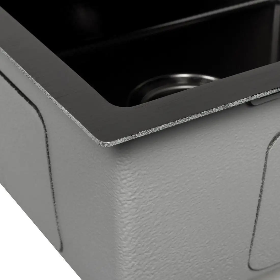 Кухонная мойка ARFEKA Eco AR PVD Nano Decor 70x50 (черный) - фото товара