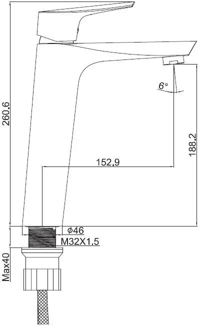 Смеситель Ekko EM1173-8 - фото товара