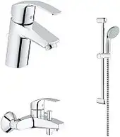 Комплект смесителей Grohe Eurosmart 33265002 + 33300002 + 27853000 - изображение в каталоге