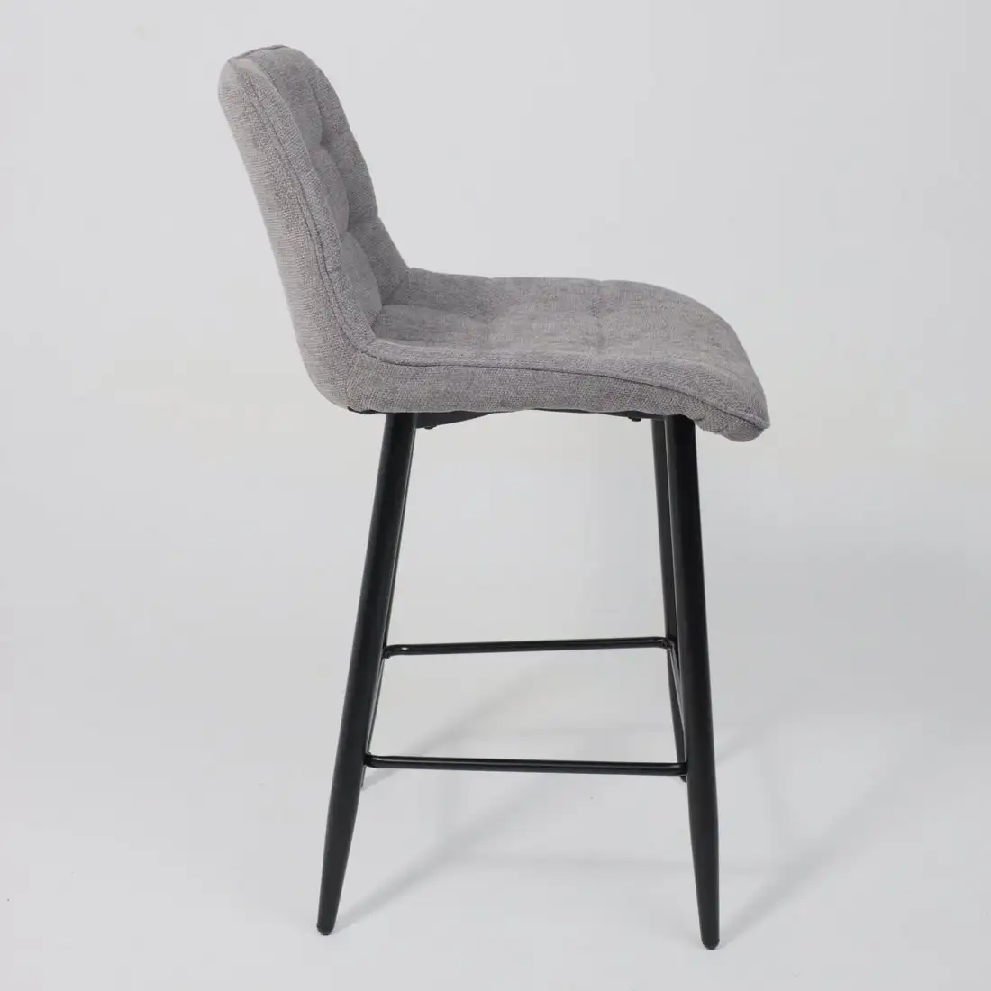 Стул AksHome Baron (серый микровелюр CD2302-26/черный) – фото товара