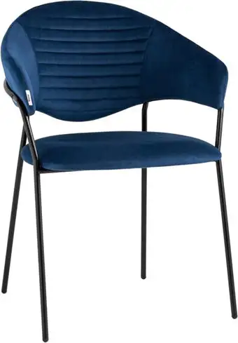 Стул Stool Group Алексис AV 445-Cb-08 (велюр синий) – изображение в каталоге