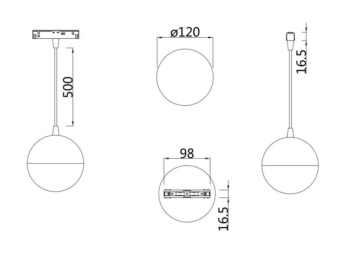 Трековый светильник Technical TR018-2-10W4K-B – фото товара
