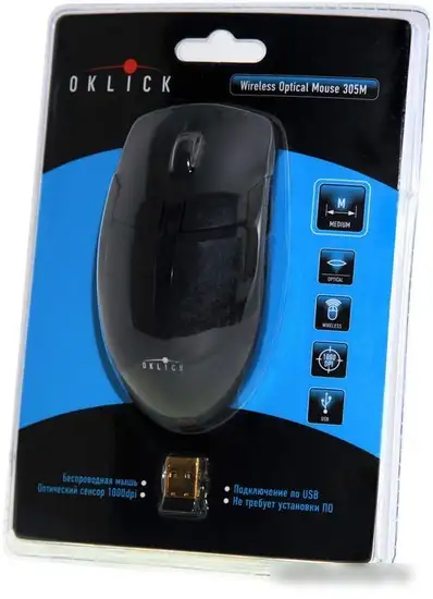 Мышь Oklick 305M Cordless Optical – фото товара