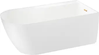 Ванна Wellsee Camellia 2.0 167x82 236202004 (отдельностоящая ванна (правая) белый глянец, экран, ножки, сифон-автомат золото) - изображение в каталоге