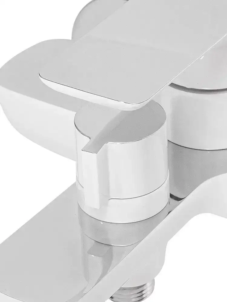 Комплект смесителей Hansberge H7099 (белый хром) - фото товара