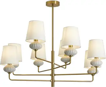 Подвесная люстра Freya Ceramics FR2029PL-08BS – изображение в каталоге