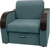 Кресло Сириус Лидер-1 НПБ 105x110 (Eva 20 велюр зеленый)