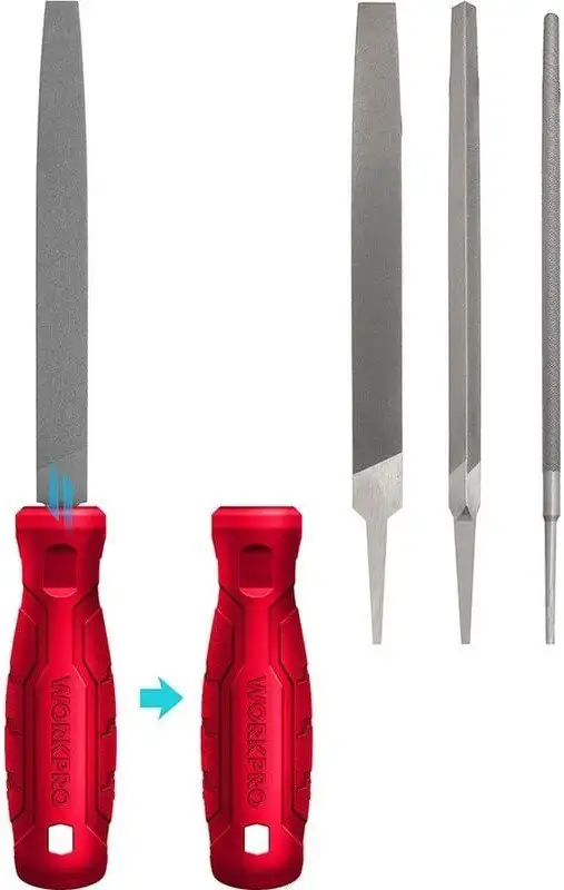 Набор напильников Workpro WP251017 (5 предметов) – фото товара