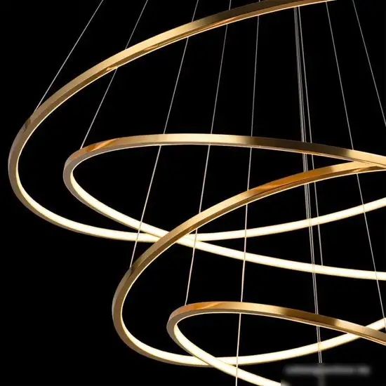 Подвесная люстра LOFT IT Ring 10015/5 Gold – фото товара